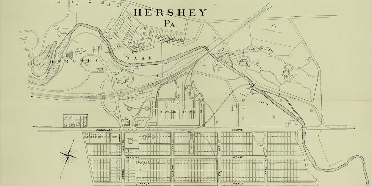 Old image of Hershey PA plans