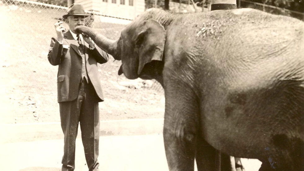 Milton Hershey at zoo