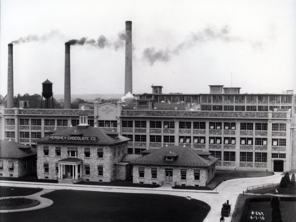 Historical photo of the Hershey Chocolate Company