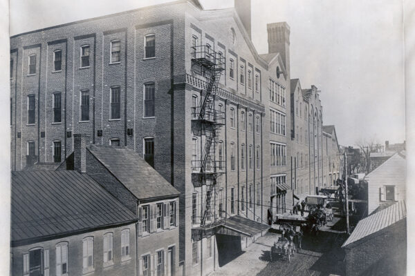 The building that housed the caramel factory.