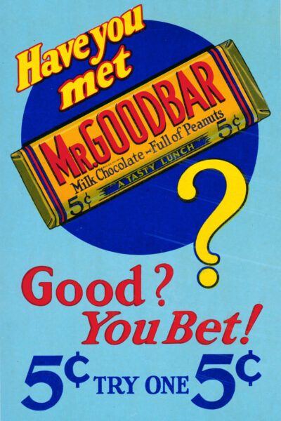 Historical Mr. Goodbar sign