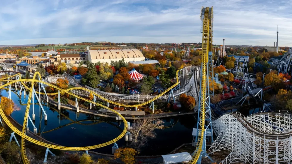 Hersheypark Arena in the fall