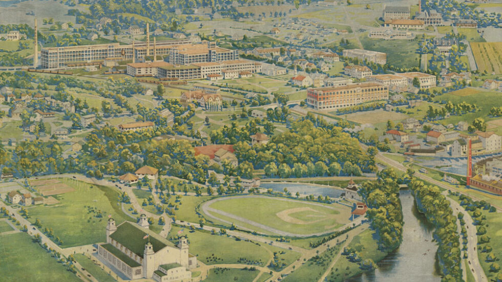 historical drawing of Hershey