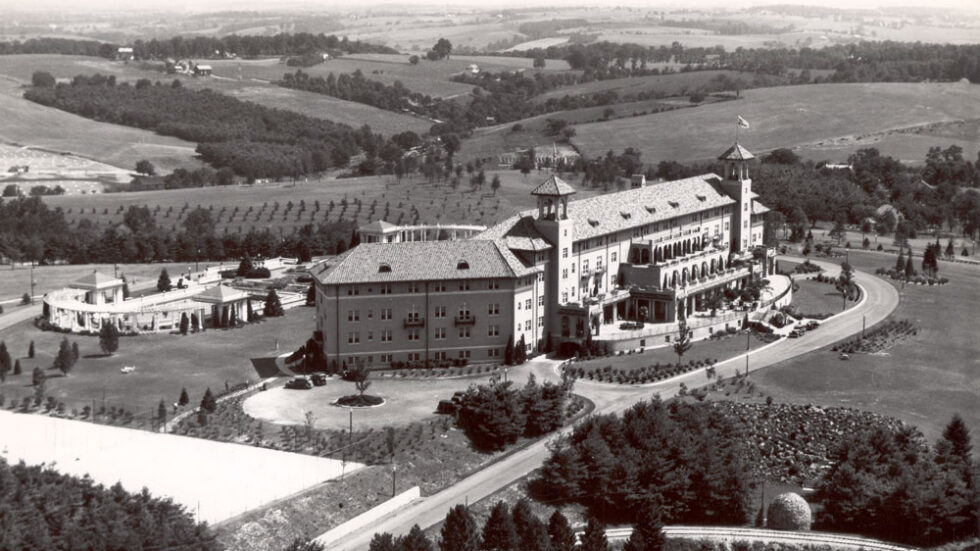 historical photo of the Hotel Hershey