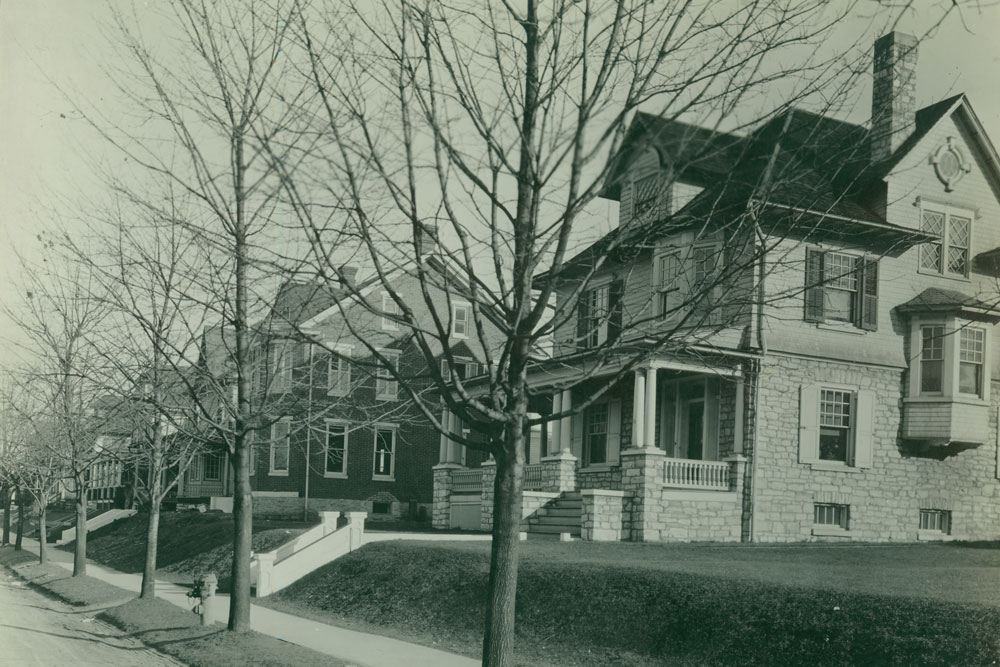 historical photos of houses in Hershey