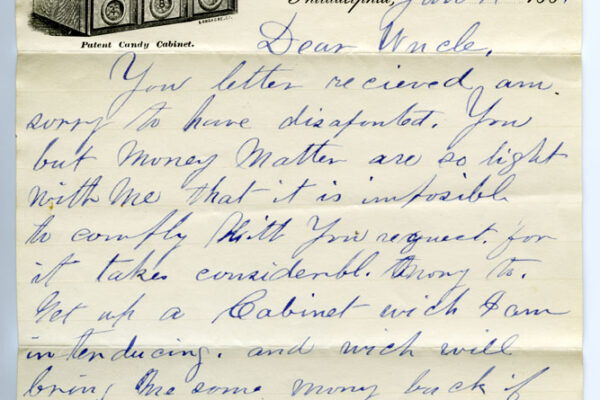 MS Hershey letter to his uncle