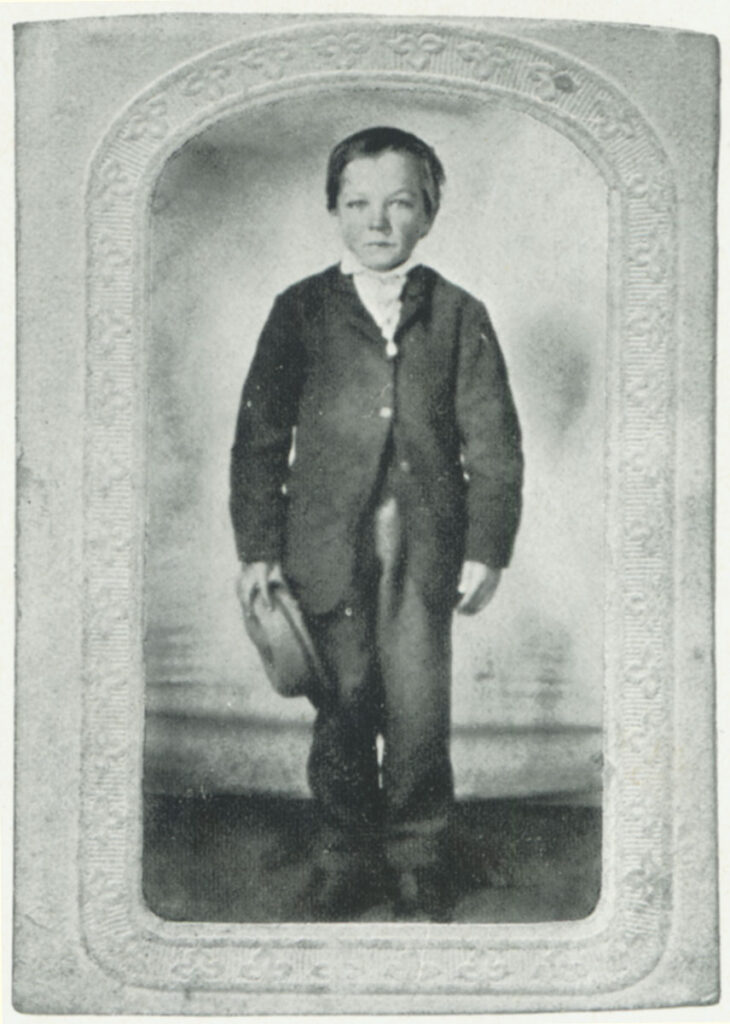 Milton Hershey as a child