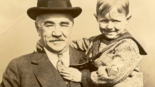 Milton Hershey With Boy