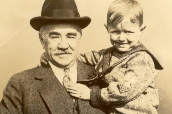 Milton Hershey With Boy