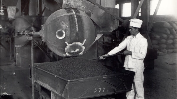 historical photo of Hershey's chocolate factory