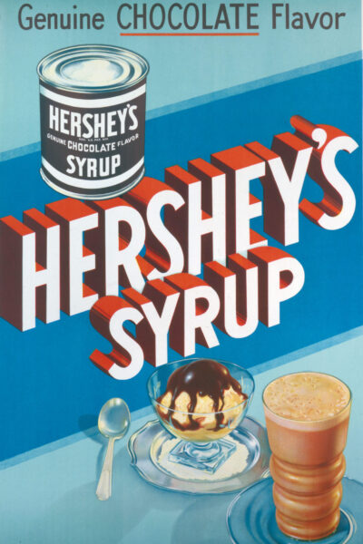 Historical Hershey's Syrup sign