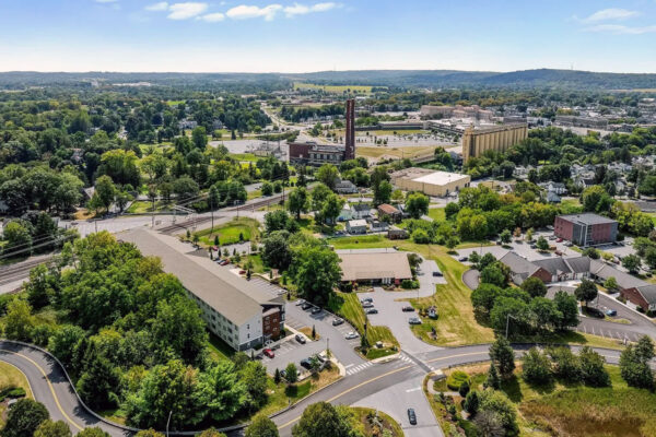 The town of Hershey, PA