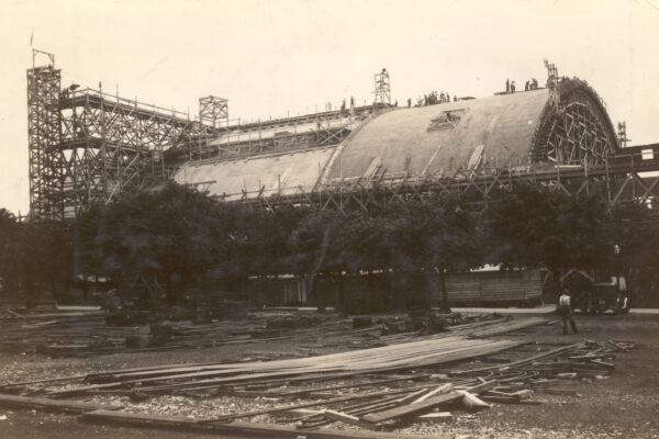 Hershey Arena building project as part of the Great Building Campaign