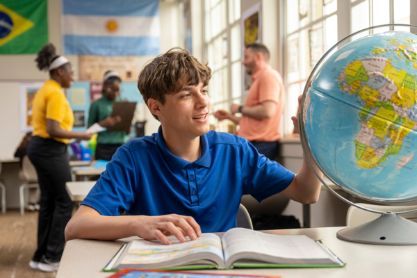 Milton Hershey School middle school classroom